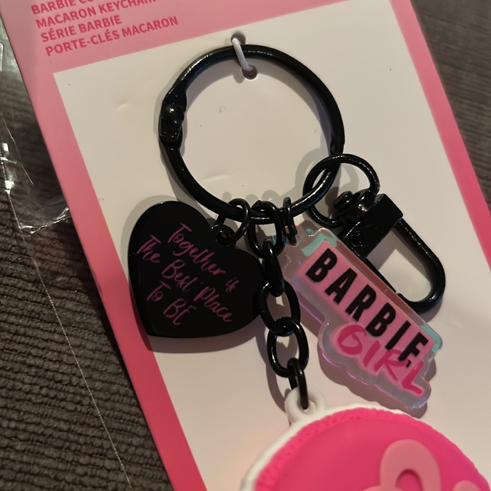 BARBIE Macaroon Keychain NWT - Picture 2 of 4